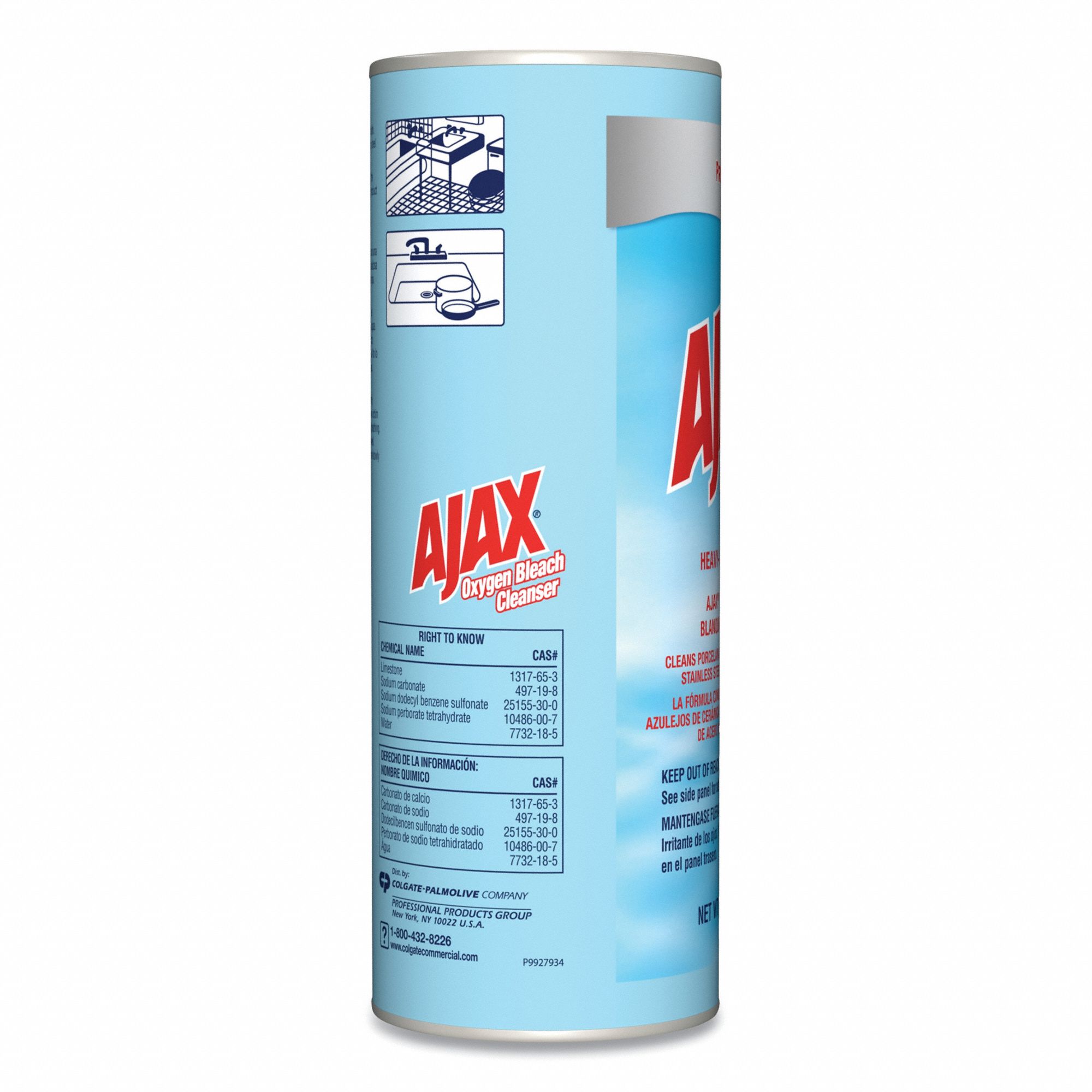 AJAX Bathroom Cleaner Canister, 21 oz Container Size, Ready to Use