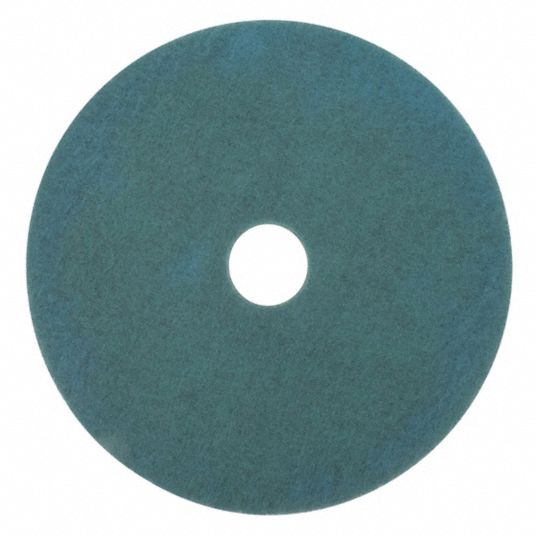 3M, Aqua, 20 in Dia, Burnishing Pad - 3U082|3100 - Grainger