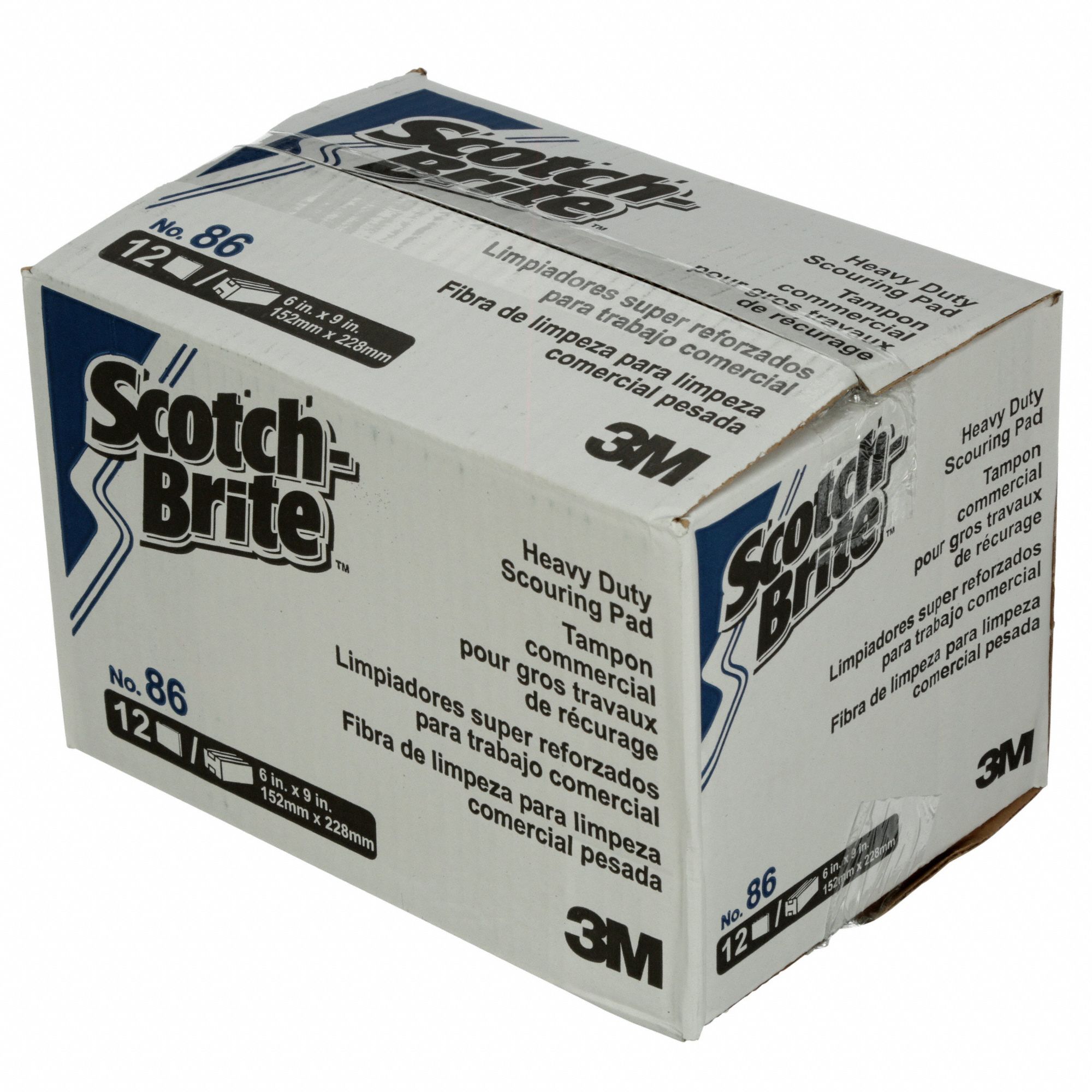 Sold As 1 Box 12 Each Per Box 05509 Scotch Brite86 Green Pad 