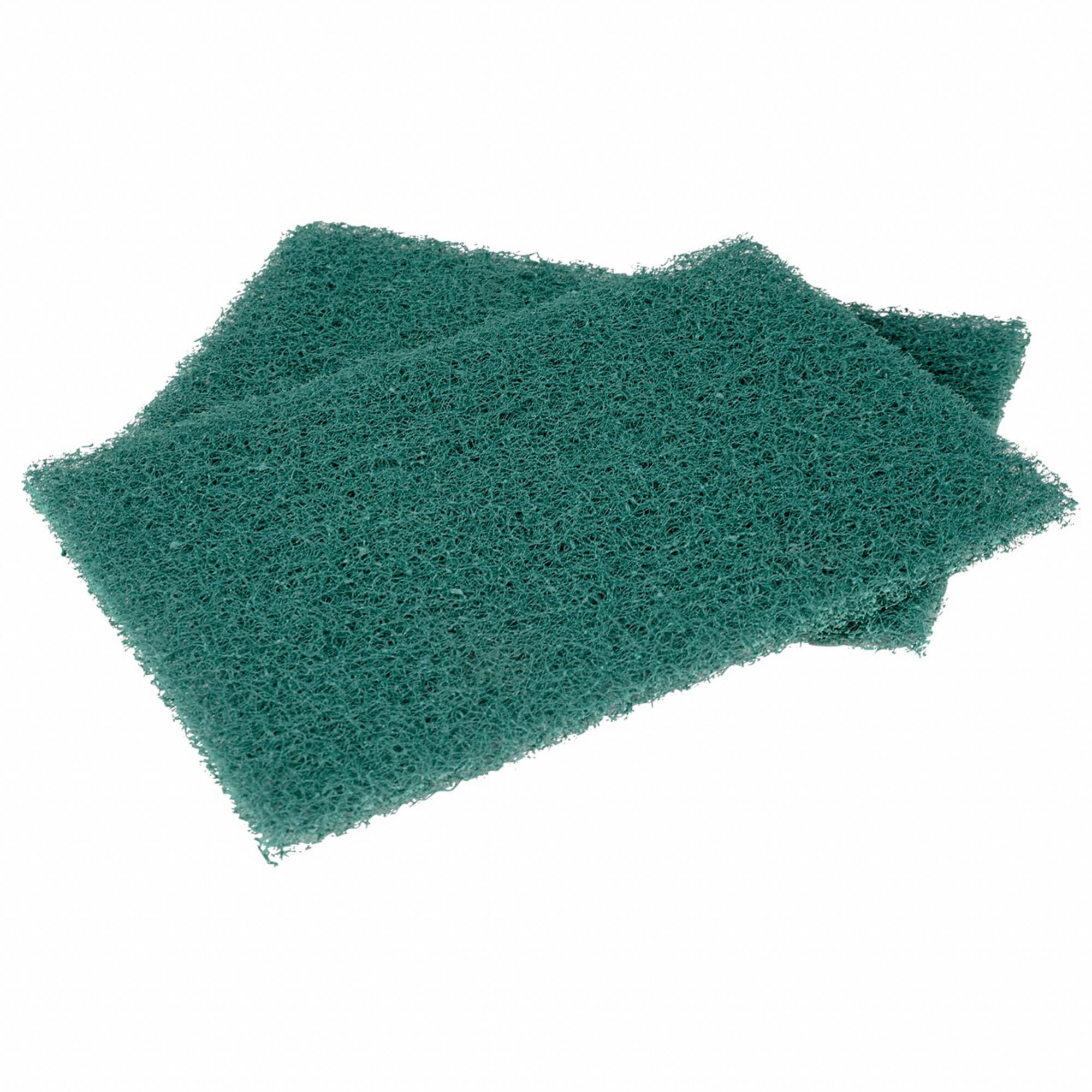 SCOURING PAD,9 IN L,GREEN