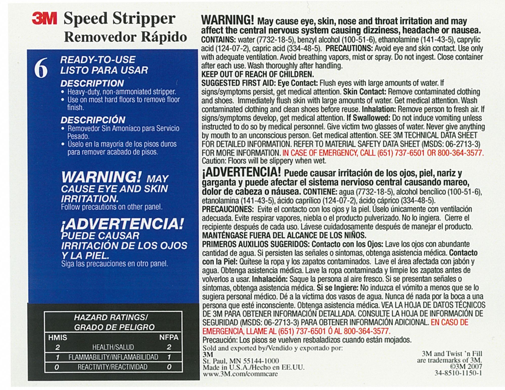 Secondary Bottle Label Gloss Paper PK12