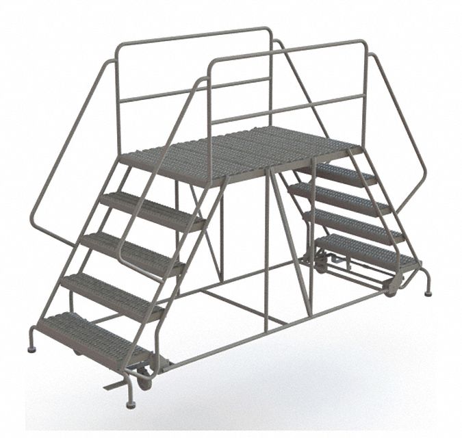 TRI-ARC, 5 Steps, 50 In, Rolling Work Platform - 1CJL3|WLDS153657 ...