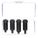 MANDREL/NOSEPIECE SET, STEEL, 4 IN LENGTH