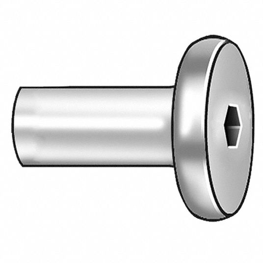GRAINGER APPROVED Connector Nut, 5/1618, Gr 2, ST, PK10 1CJV91CJV9 Grainger