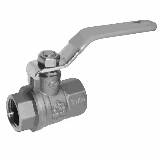 Pipe Ball Valve 1pc SUS304 Three-way T-Type Female Thread 3/4 DN20 Stainless Steel Water Valve Shut Off Push-to-Connect 
