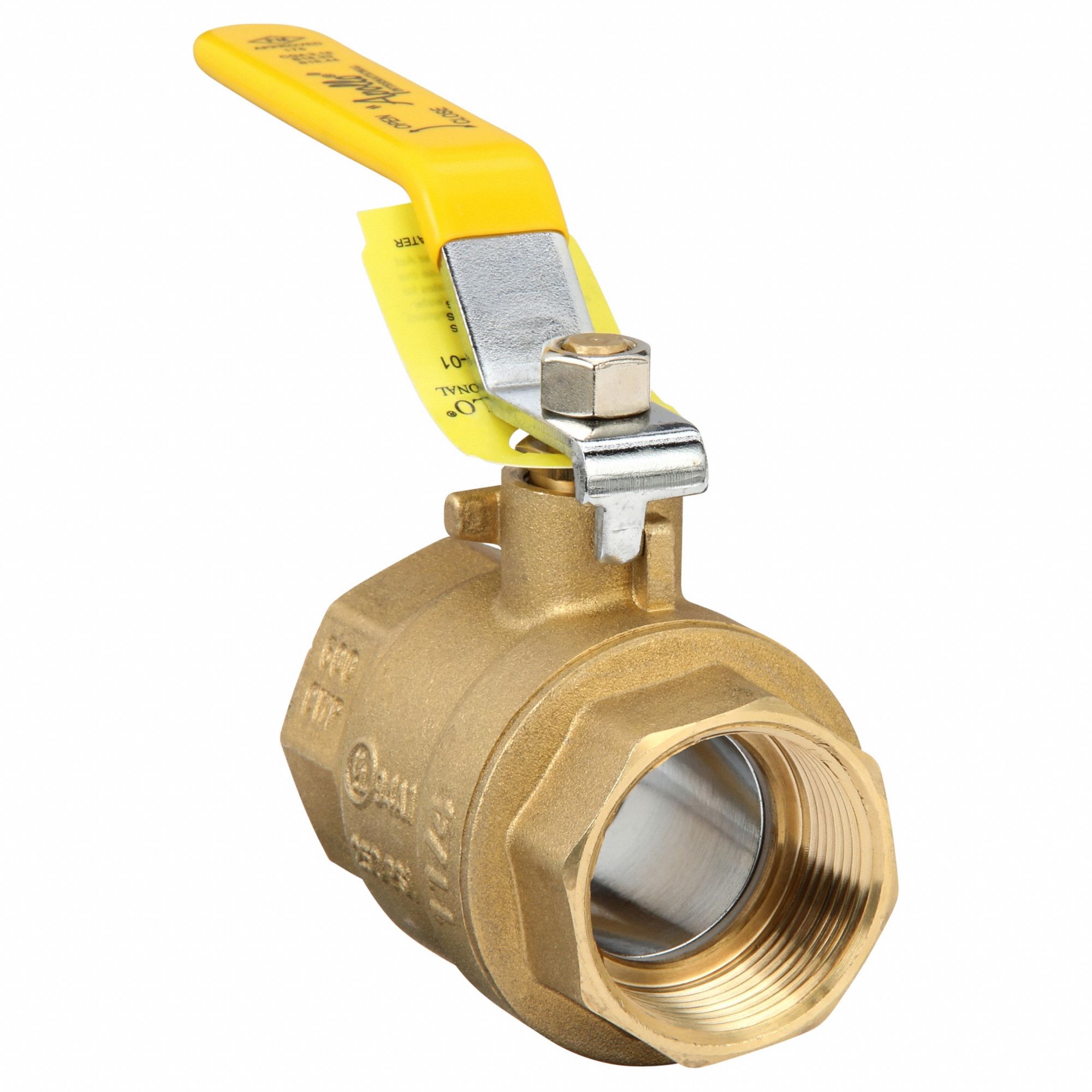 APOLLO, 1 1/4 in, Brass, Manual Two-Way Ball Valve - 1CKD4
