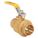 MANUAL TWO-WAY BALL VALVE: 1½ IN, BRASS, STRAIGHT, SWEAT X SWEAT, FULL PORT BALL PORT