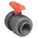 MANUAL TWO-WAY BALL VALVE: ½ IN, PVC, STRAIGHT, FNPT X FNPT, FULL PORT BALL PORT