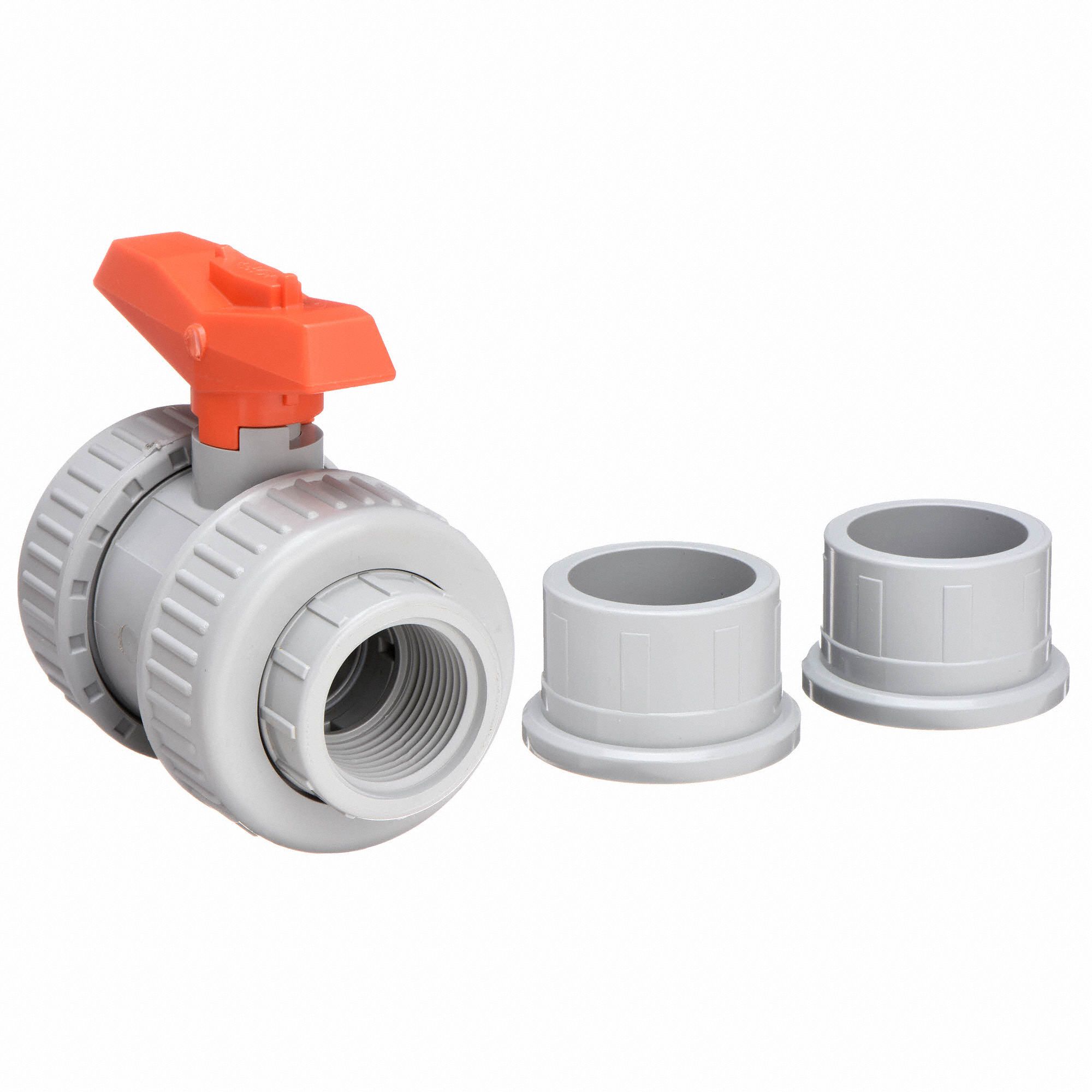 GF PIPING SYSTEMS Ball Valve, CPVC, Inline True Union, 2Piece, Pipe
