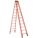 STEPLADDER, 12 FT LADDER SIZE, FIBREGLASS, 375 LB LOAD CAPACITY, 49 LB W