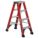 TWIN STEPLADDER,FBRGLS,IAA,4FT,FM1400HD