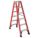 TWIN STEPLADDER,FBRGLS,IAA,6FT,FM1400HD