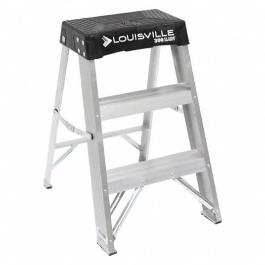 LOUISVILLE, 2 Steps, 2.4 ft Overall Ht, Step Stool - 1CMV4|AS3002 ...