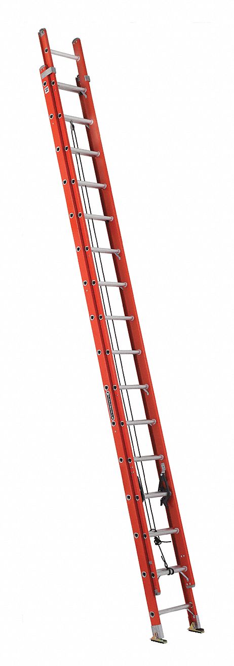 EXTENSION LADDER,FIBERGLASS,32 FT.,IA