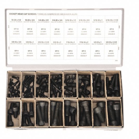 Socket Head Cap Screw Assortment Grainger