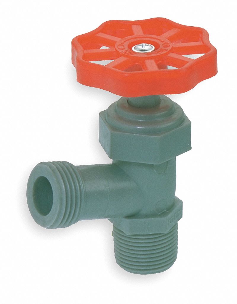 GRAINGER APPROVED Boiler Drain Valve 3/4 in Pipe Size, MNPT x MGHT
