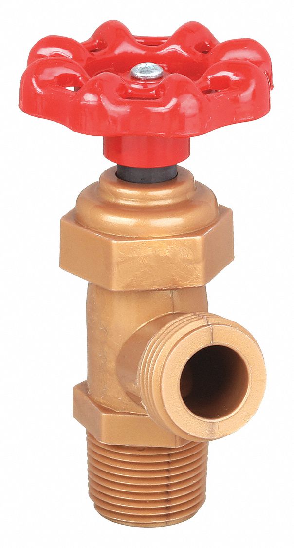 ROBINET DE PURGE DE CHAUDIÈRE, TAILLE DE TUYAU (VANNES) 1/2 PO, CELCON, MNPT X MGHT, PRESSION MAX. 150 LB/PO2