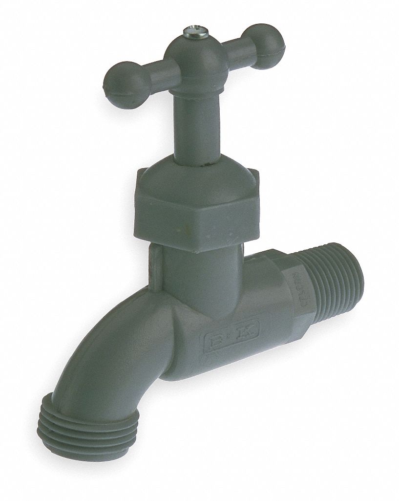 HOSE BIBB: T-HANDLE, MNPT THREAD, STD, CELCON, ¾ IN INLET SIZE