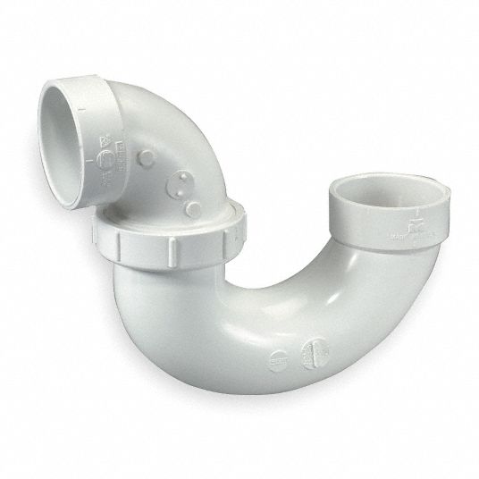CHARLOTTE PIPE AND FOUNDRY CO. PVC PTrap with Union, Hub, 2 in Pipe