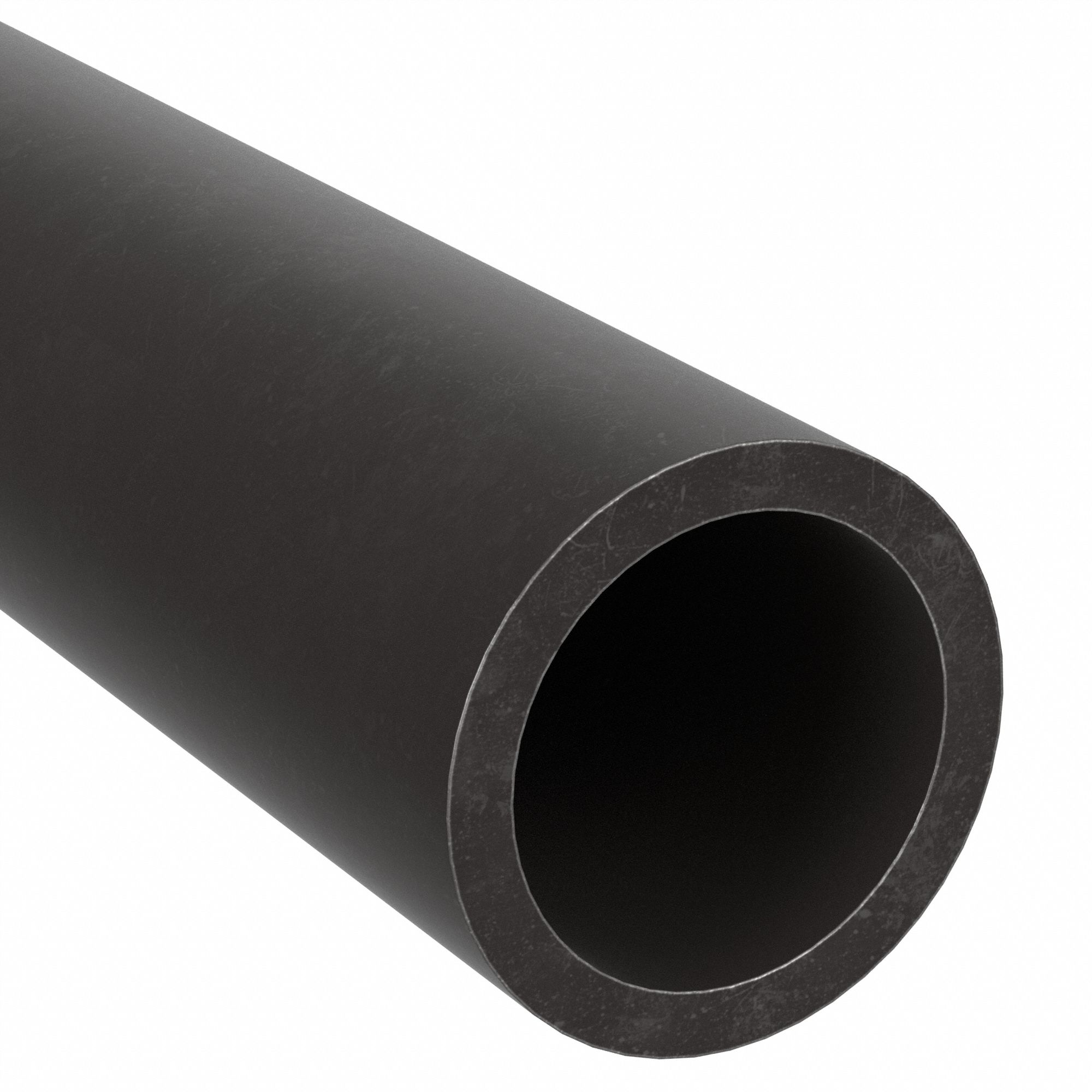 PIPE: BLACK STEEL, ½ IN NOMINAL PIPE SIZE, 3 FT L, UNTHREADED, SCHEDULE 40, MALE X MALE NPT