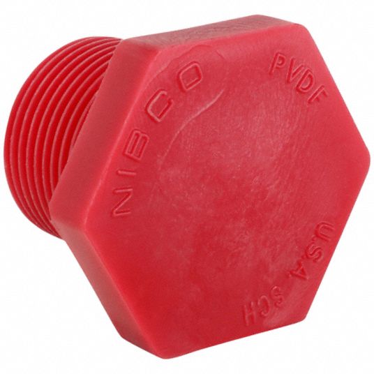 2 in Fitting Pipe Size, Schedule 80, Hex Head Plug 1CRU865164 2