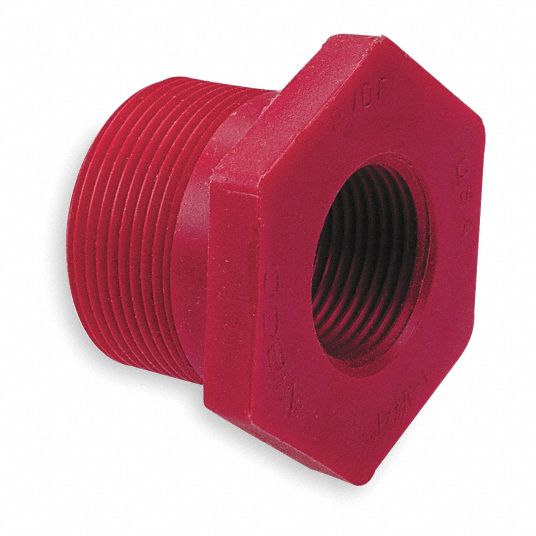 GRAINGER APPROVED Reducer Bushing, 3/4 x 1/2 In, MPT x FPT 1CRJ1