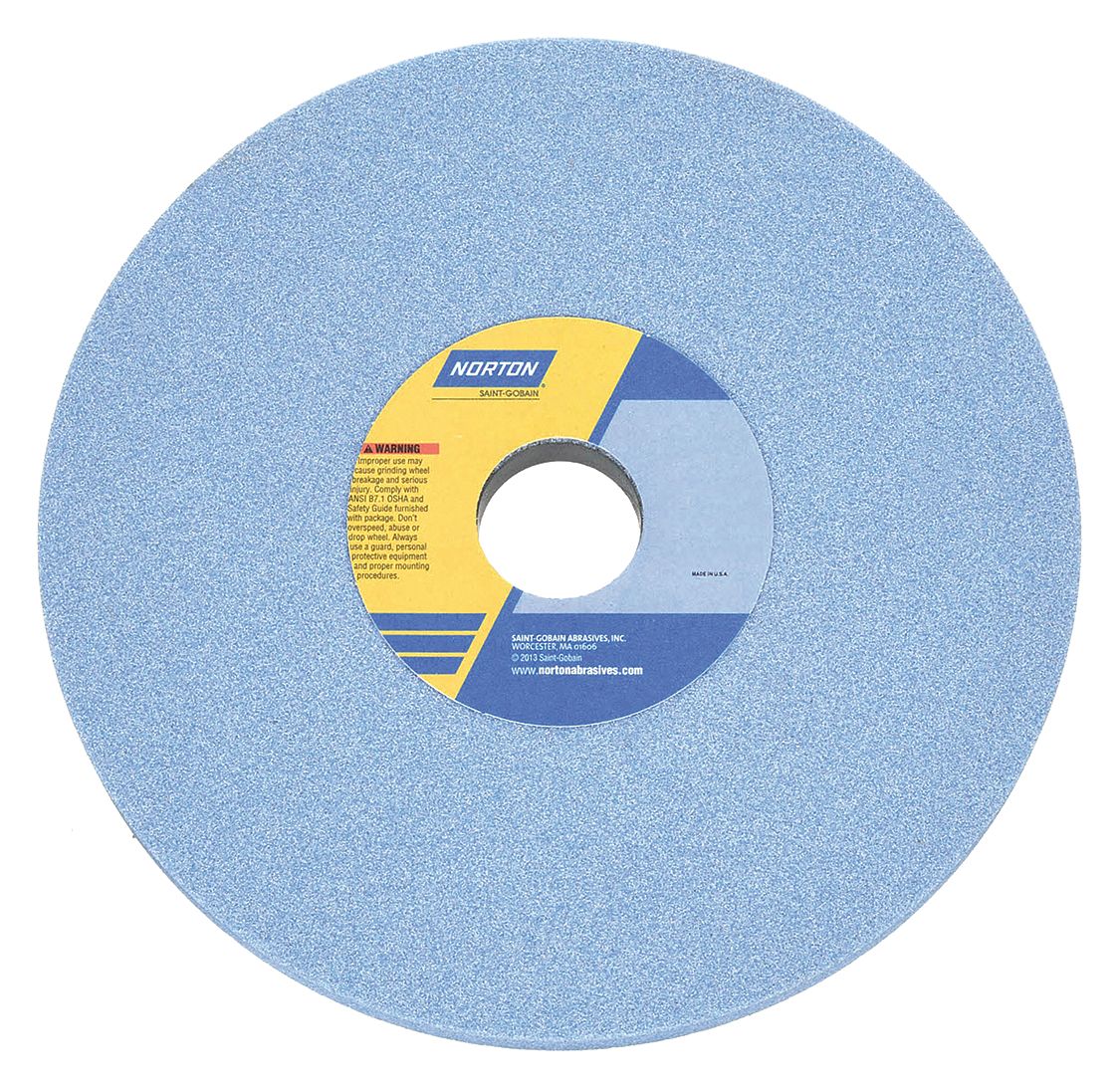 NORTON Type 1 7 X 1 2 X 1 1 4 Straight Grinding Wheel 1CTN6 