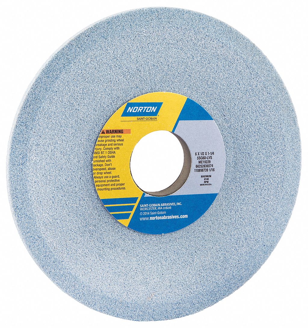 DISH GRINDING WHEEL,6 IN DIA,BLUE,PK5