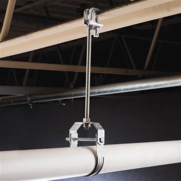 CADDY Adjustable Clevis Hanger, ElectroGalvanized/PreGalvanized Steel 1CWC14010400EG Grainger