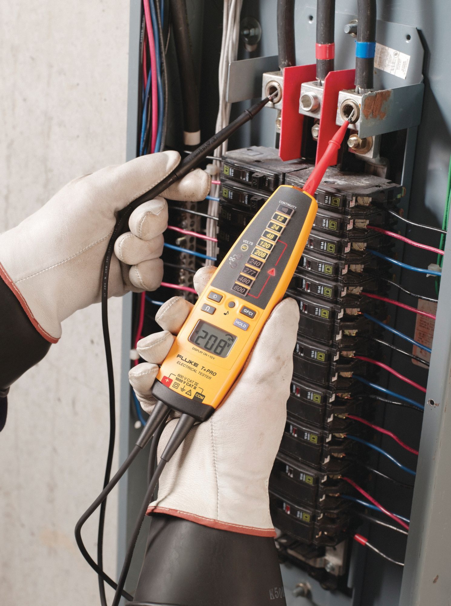 Fluke T + PRO-1AC Probador eléctrico y Kit de Detector de voltaje de CA