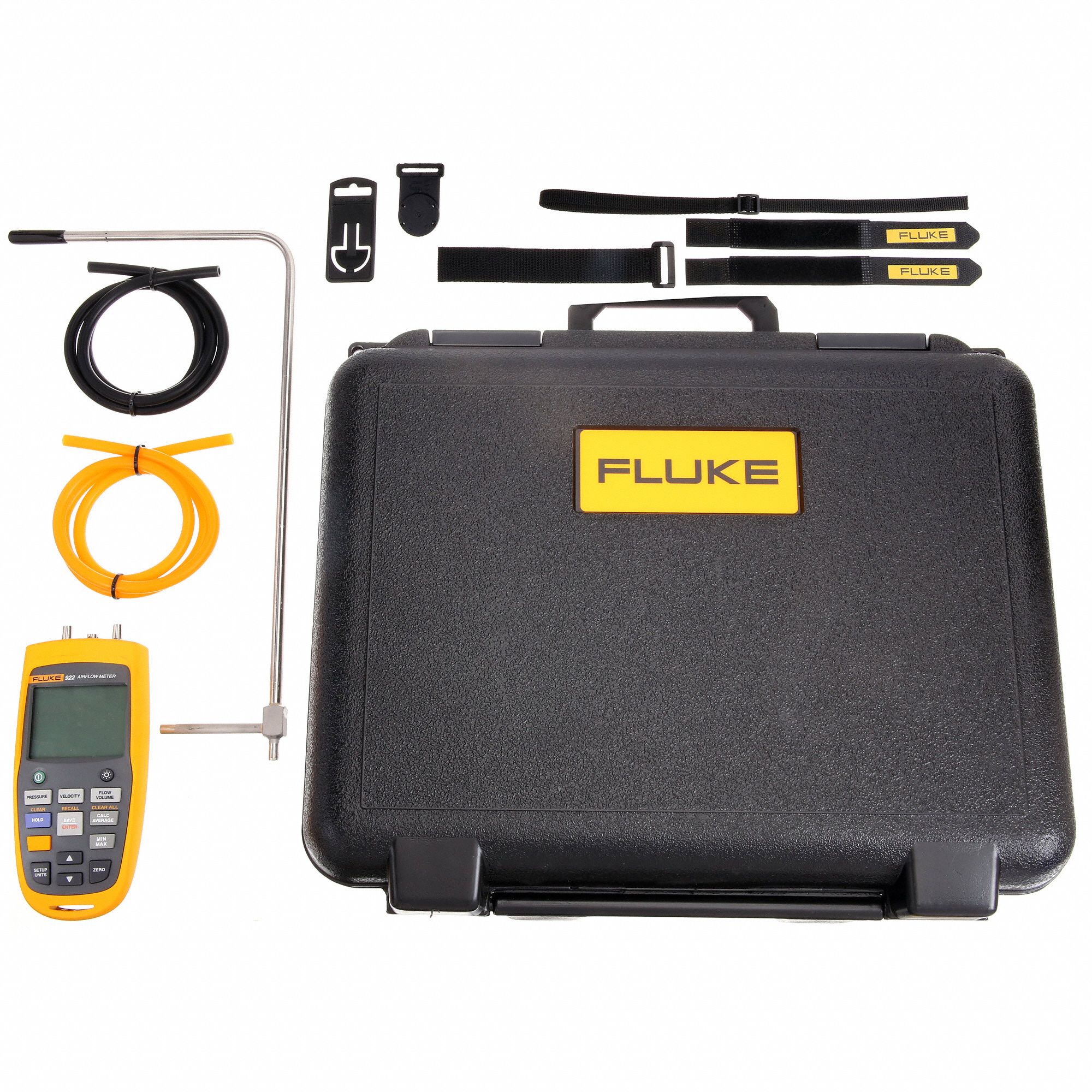 FLUKE Handheld Micromanometer Kit, 0 to 16In WC 1CWL6FLUKE922/KIT
