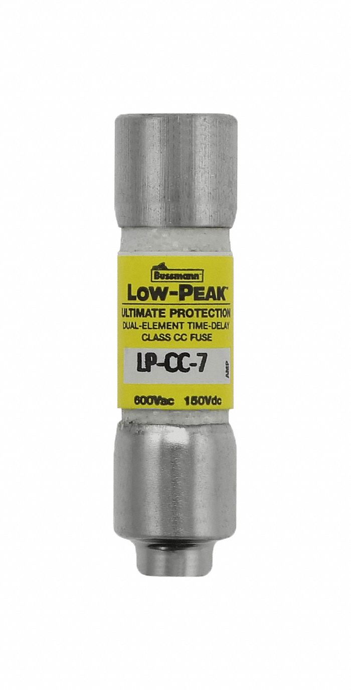 BUSSMANN, Time Delay, 7 A, UL Class CC Fuse 1CX66LPCC7 Grainger