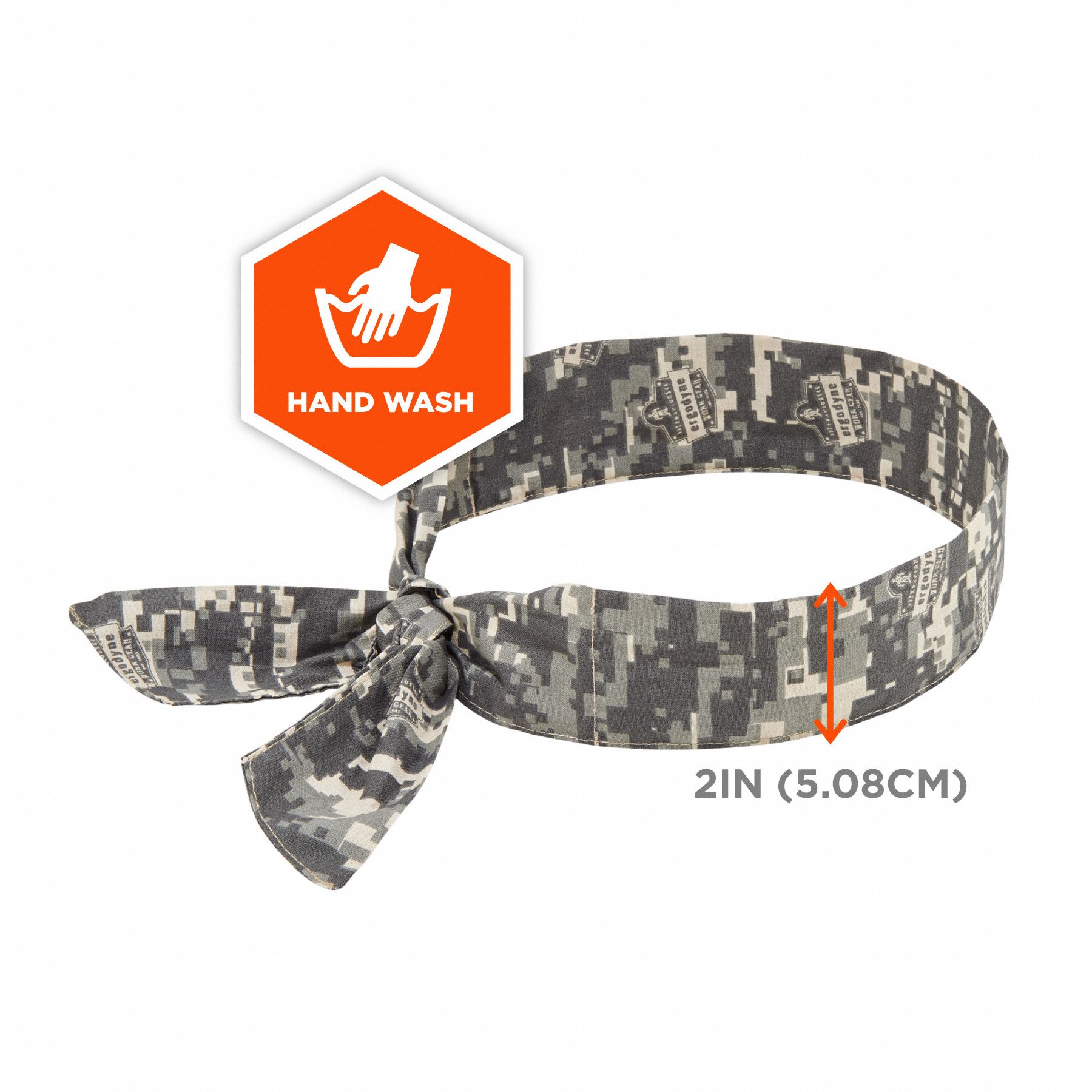 CHILLITS BY ERGODYNE Evaporative Cooling Bandana Brown, Universal