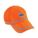 BASEBALL CAP, ORANGE, UNIVERSAL SIZE, POLYESTER, PINLOCK, HIGH-VISIBILITY