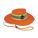 RANGER SUN HAT, ORANGE, SIZE XL, POLYESTER, SLIDE CORD