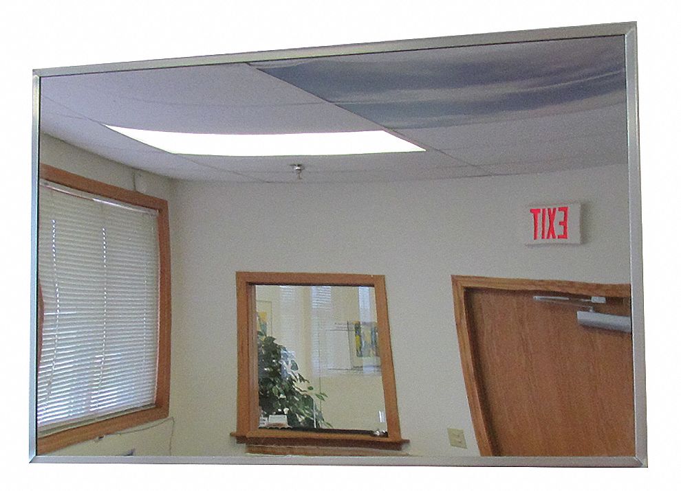 APPROVED VENDOR Flat Mirror para Interior - 13W001 | FMGL-18X24-GB ...