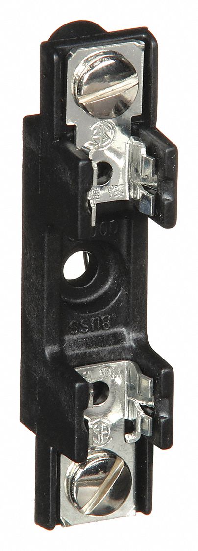 FUSE BLOCK, 1 POLE, 0 TO 30 A, 300V AC/DC, SCREW, BOLT-DOWN MOUNTING