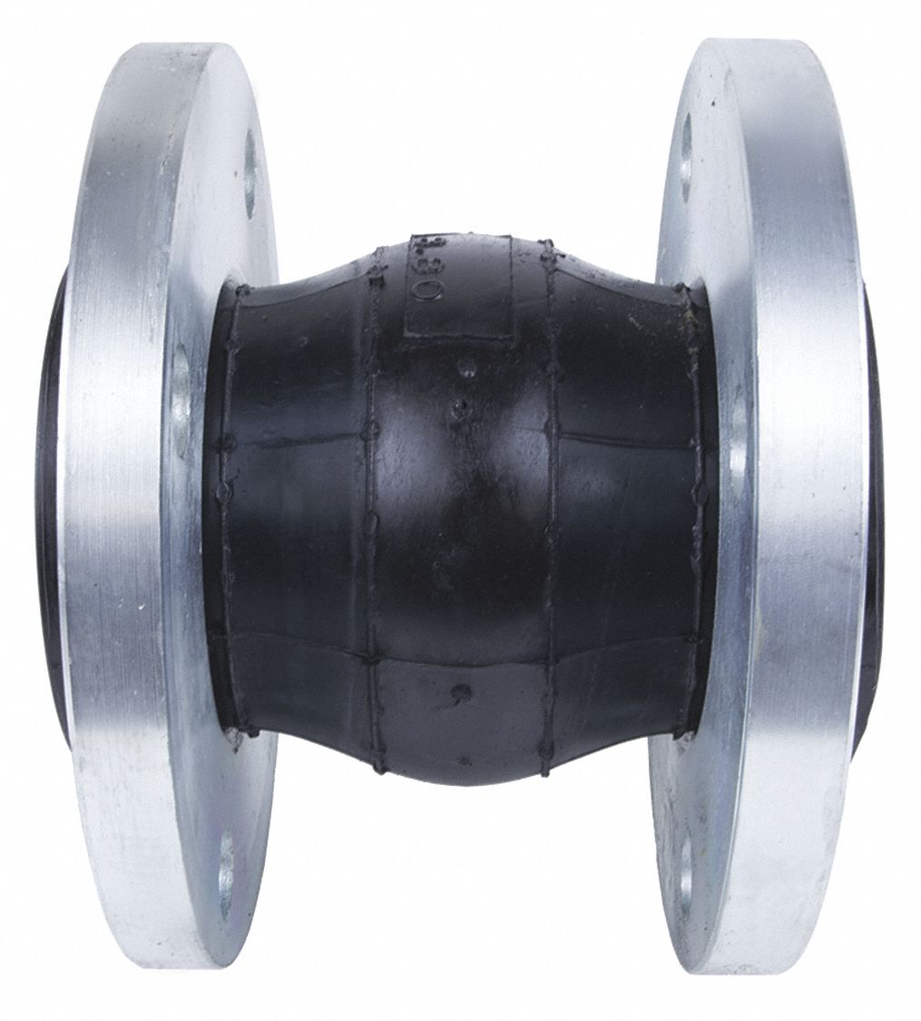 EXPANSION JOINT: 10 IN PIPE SIZE, FLANGED, ZINC-PLATED STEEL, EPDM JOINT, 16 IN FLANGE DIA