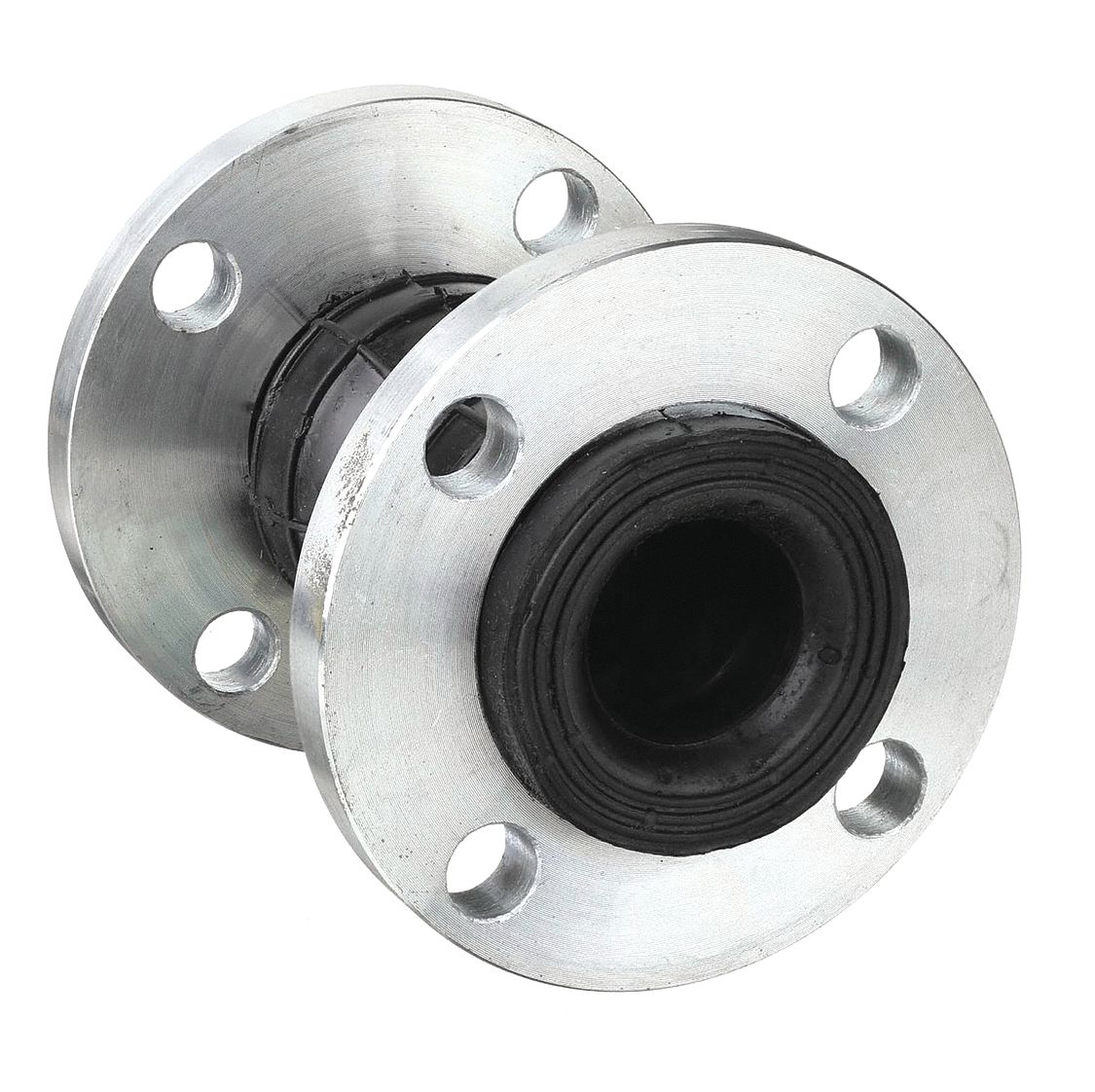 EXPANSION JOINT: 3 IN PIPE SIZE, FLANGED, ZINC-PLATED STEEL, EPDM JOINT, 7½ IN FLANGE DIA