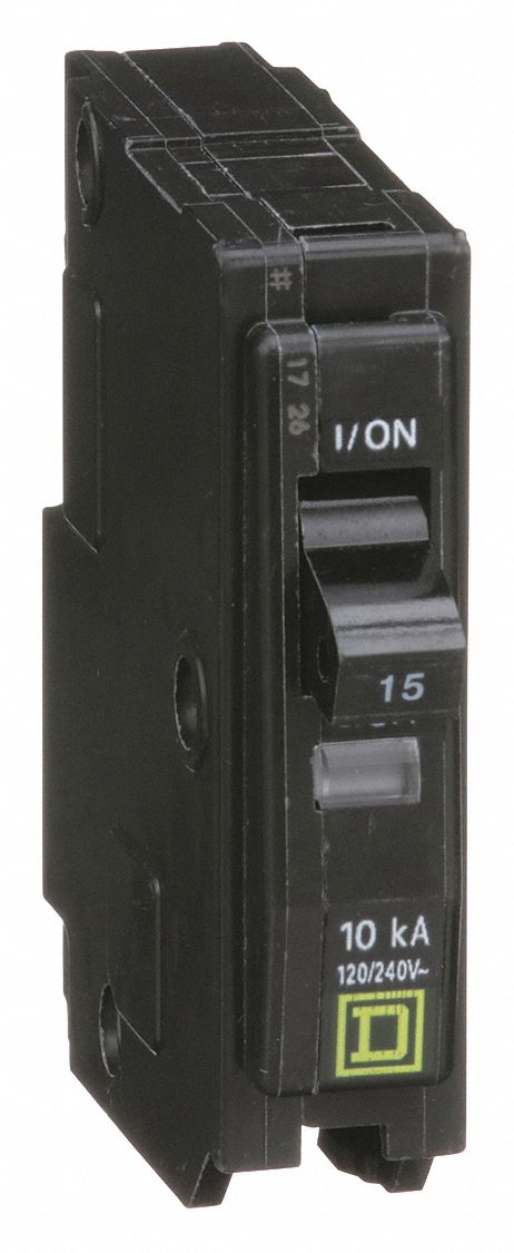 Disjoncteur miniature Square D, QO, 1 pôle, 15A «QO115CP» (unité) -  Matériaux Audet