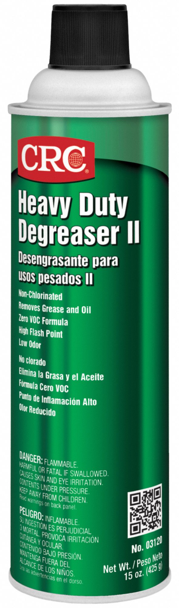CRC, Solvent Based, Aerosol Spray Can, Heavy Duty Degreaser 1D26403120 Grainger