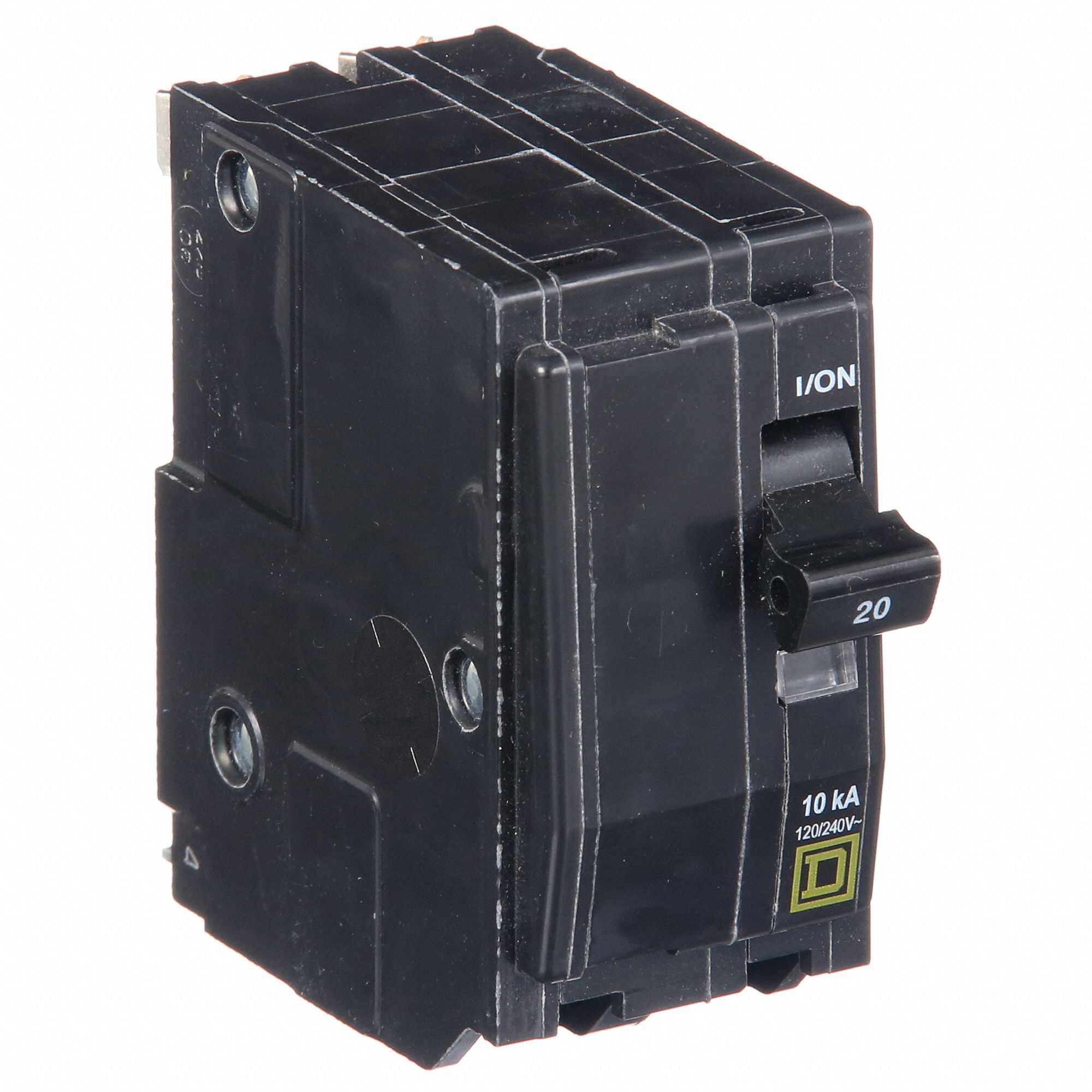 Miniature Circuit Breaker: 20 A, 120/240V AC, Single Phase, 10kA at 120/240V AC, 2 Poles