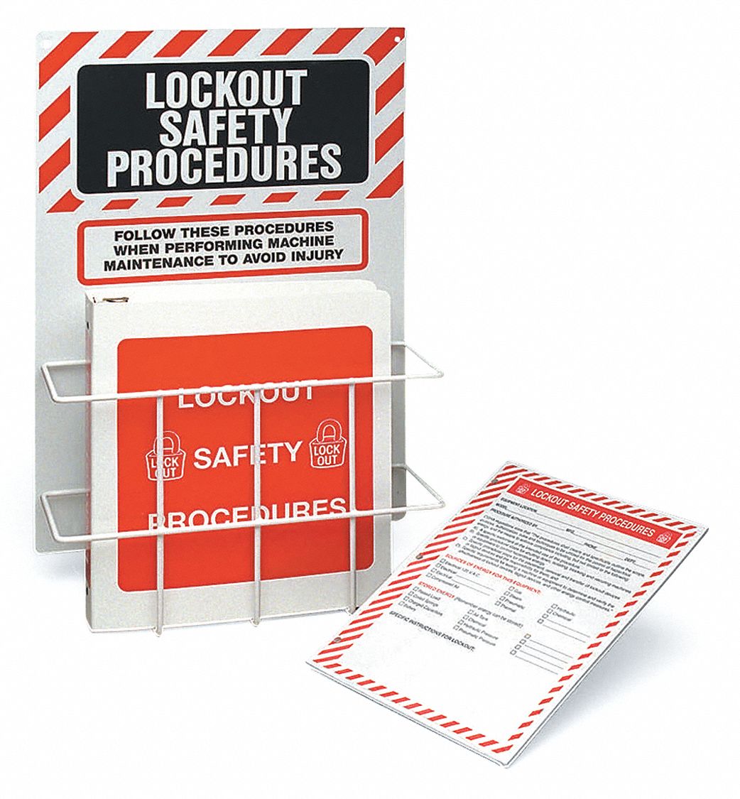 BRADY Lockout Safety Procedure Station - 1D303|LOSP22 - Grainger