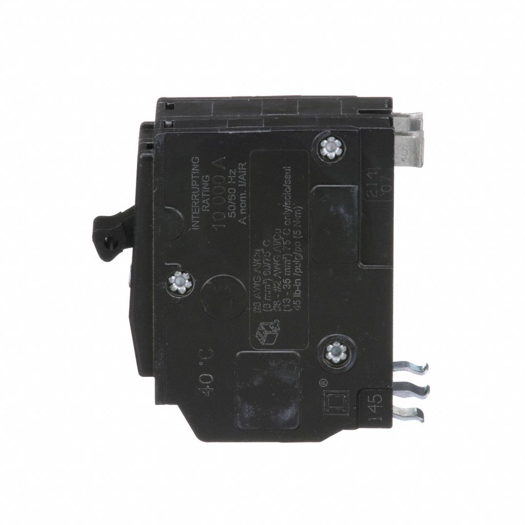 SQUARE D Miniature Circuit Breaker: 50 A, 120/240V AC, Single Phase ...