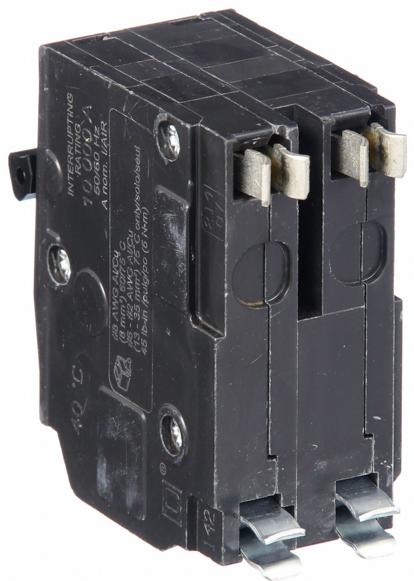 SQUARE D Miniature Circuit Breaker, Amps 60, Circuit Breaker Type