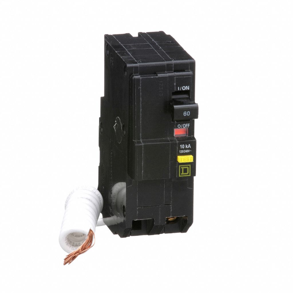 Miniature Circuit Breaker: 60 A, 120/240V AC, Single Phase, 10kA at 120/240V AC, 2 Poles