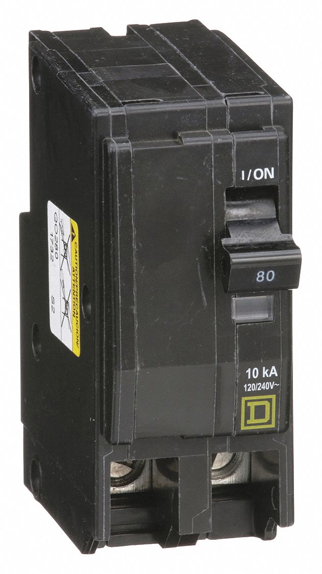 Circuit Breaker,80A,Plug In,120/240V,2P QO280 785901501329 | eBay