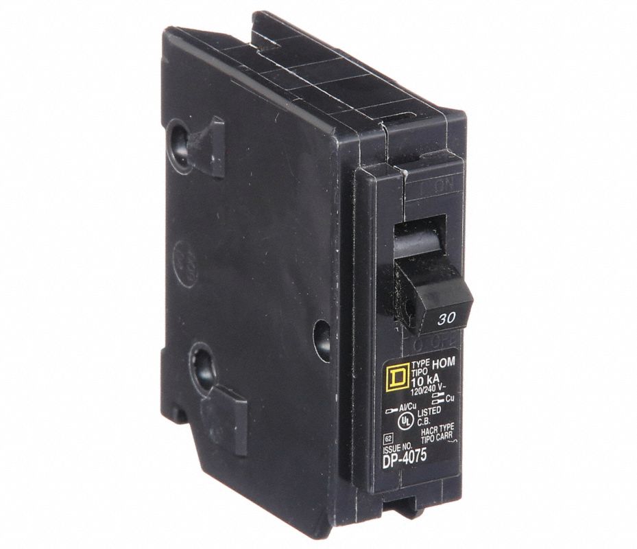 SQUARE D Interruptor de Circuito de Enchufe, Serie HOM, Número de Polos ...