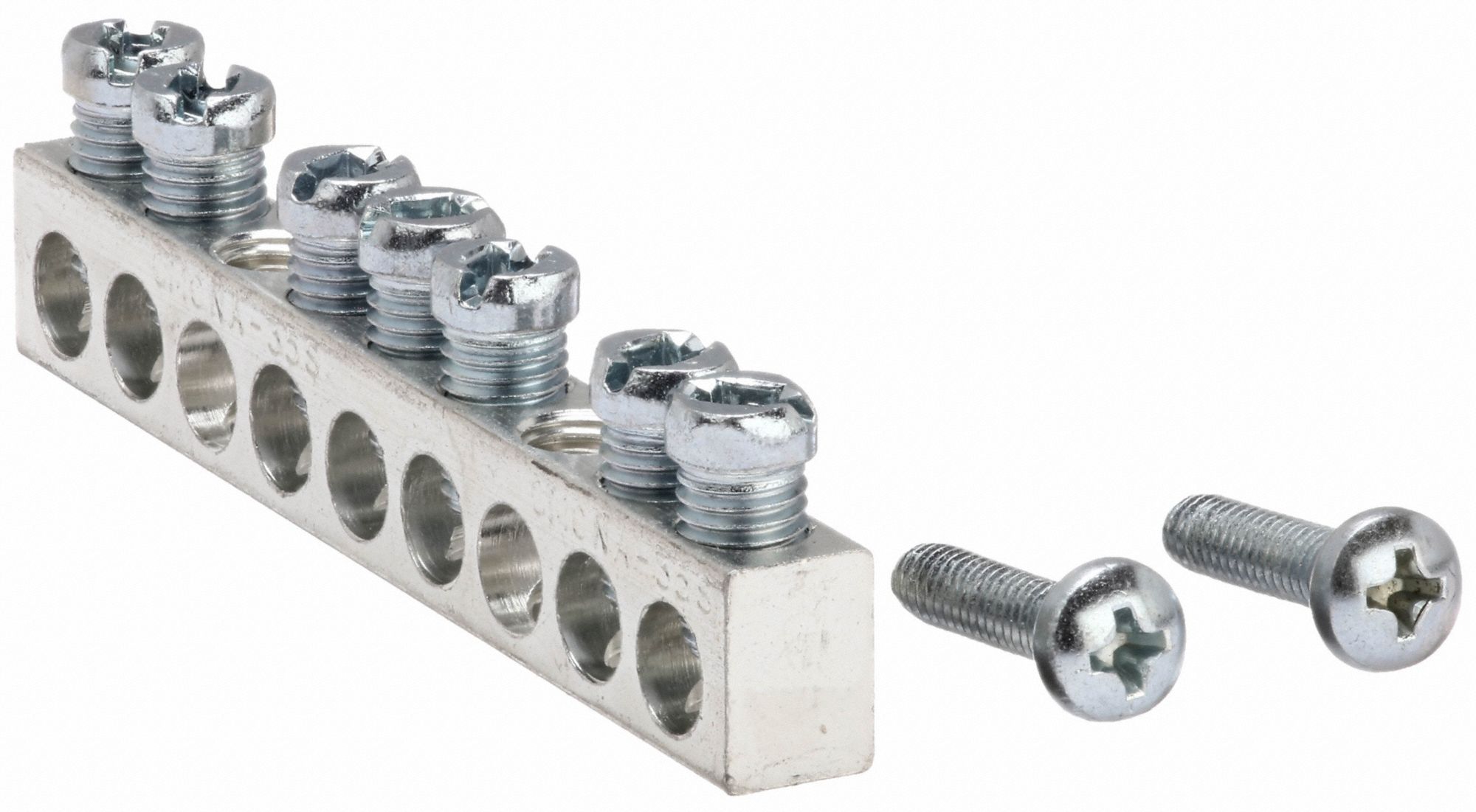 SQUARE D Ground Bar Kit, 125 A Amps, Number of Terminals 7 1D374PK7GTA Grainger