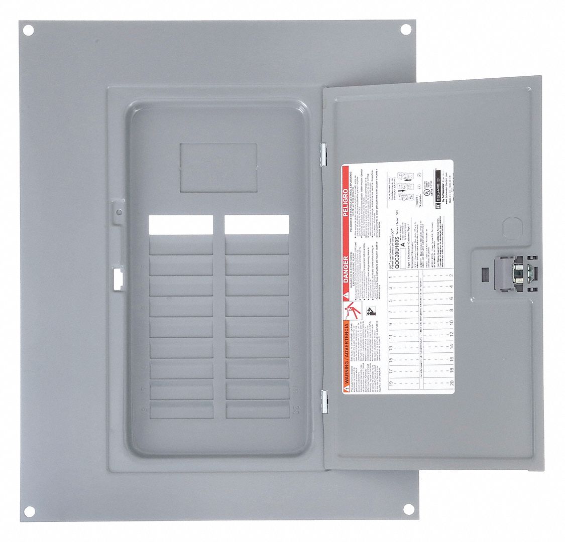 LOAD CENTRE COVER, 17.92 IN L, MFR. NO. QO120L125PG/QO116M100P/QO120M100P, 1, DOOR, NON-VENTED